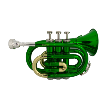 Trompete Pocket Dasons Verde e Laqueado